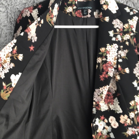 Cynthia rowley floral blazer - Picture 2 of 3